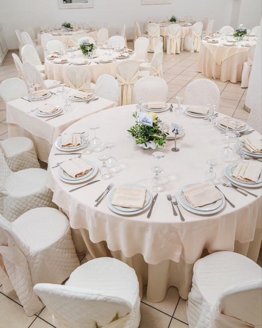 Wedding reception tables